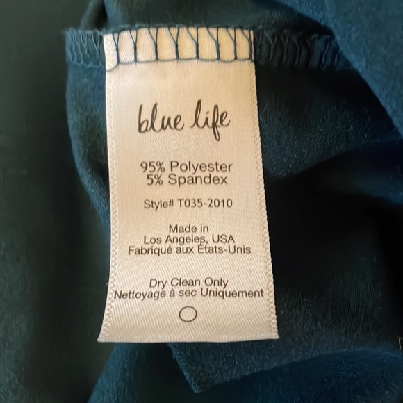 Shop Planet Blue Turquoise Velvet Tank - Picture 4 of 4